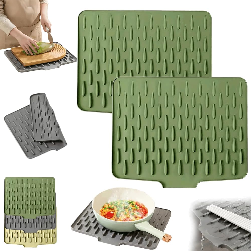 Modern Silicone Dish Drying Mat