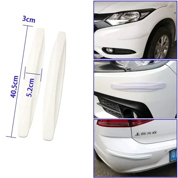 Anti-collision Strips for Car Front and Rear Bumper (Two Pieces)