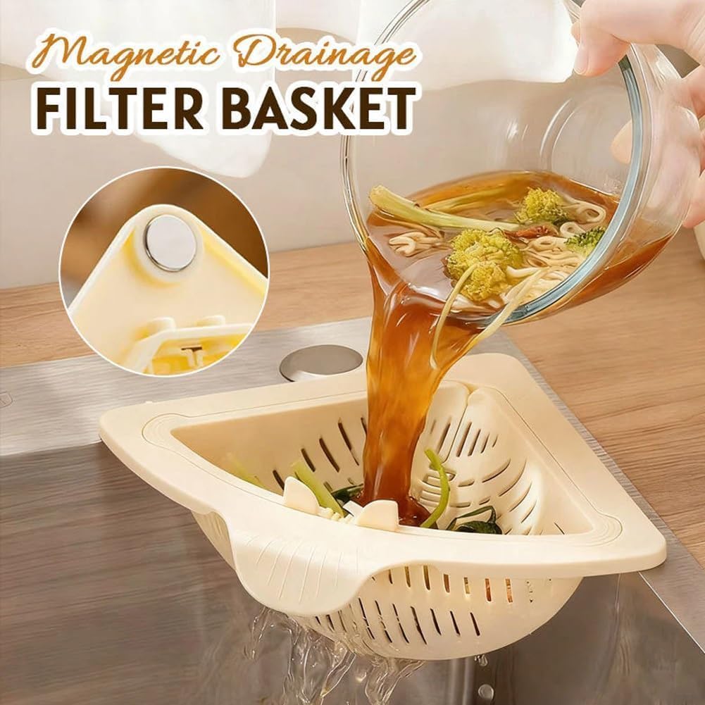 Magnetic Drainage & Filter Basket - Strong Magnetic Fixation