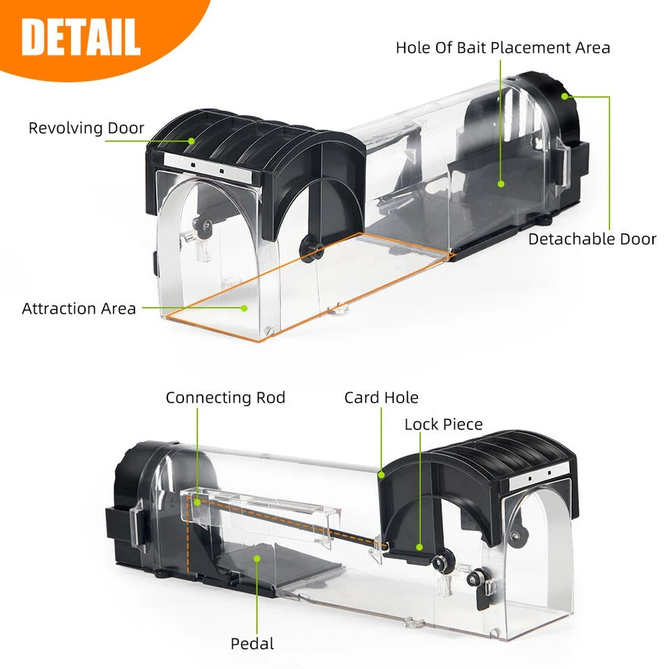 Smart Mouse Trap | Transparent, Safe & Reusable